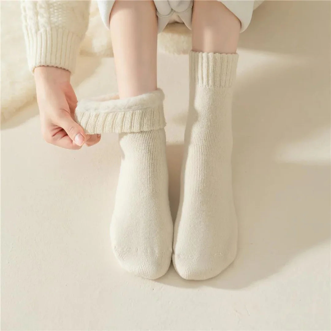 Medias Térmicas Abrigadas Con Felpa Interior (10 Pares)