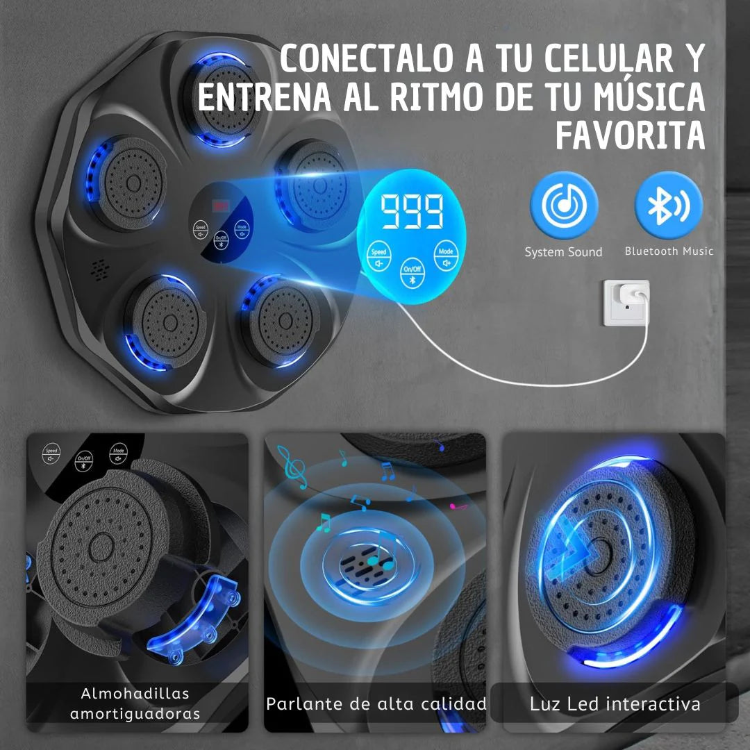 Tablero de boxeo musical - BoxBeat™ | Gratis guantes de box