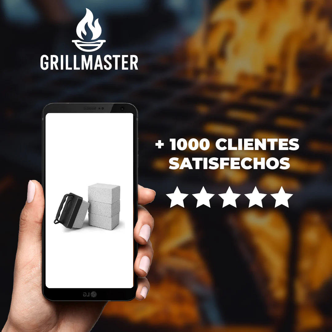 PIEDRA QUE DEJA TU PARRILLA IMPECABLE - GRILLMASTER™ (PACK DE 3)