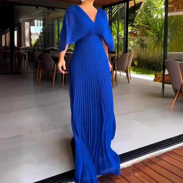 Silvia | Vestido Clásico Plisado