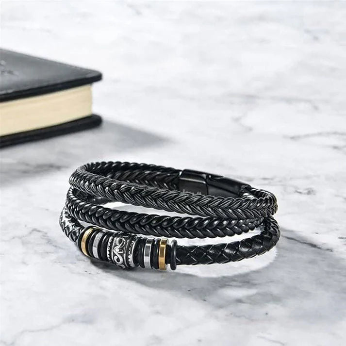 Pulsera tribal y tarjeta dedicatoria - Mi héroe